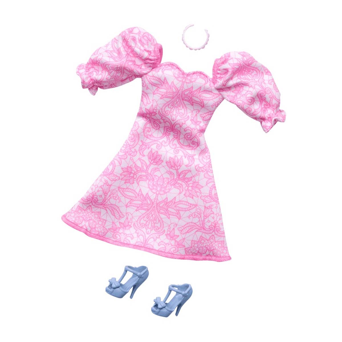 Phụ Kiện Búp Bê Thời Trang Của Barbie - Váy Hồng Điệu Đà BARBIE GWC27