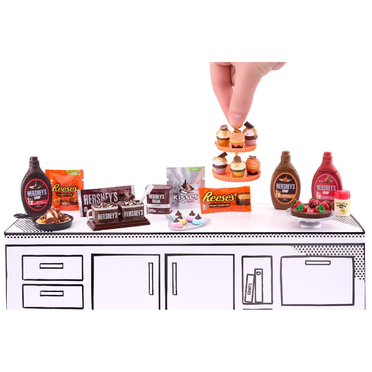 Đồ Chơi Playset Hershey's MINIVERSE 531104-EUC