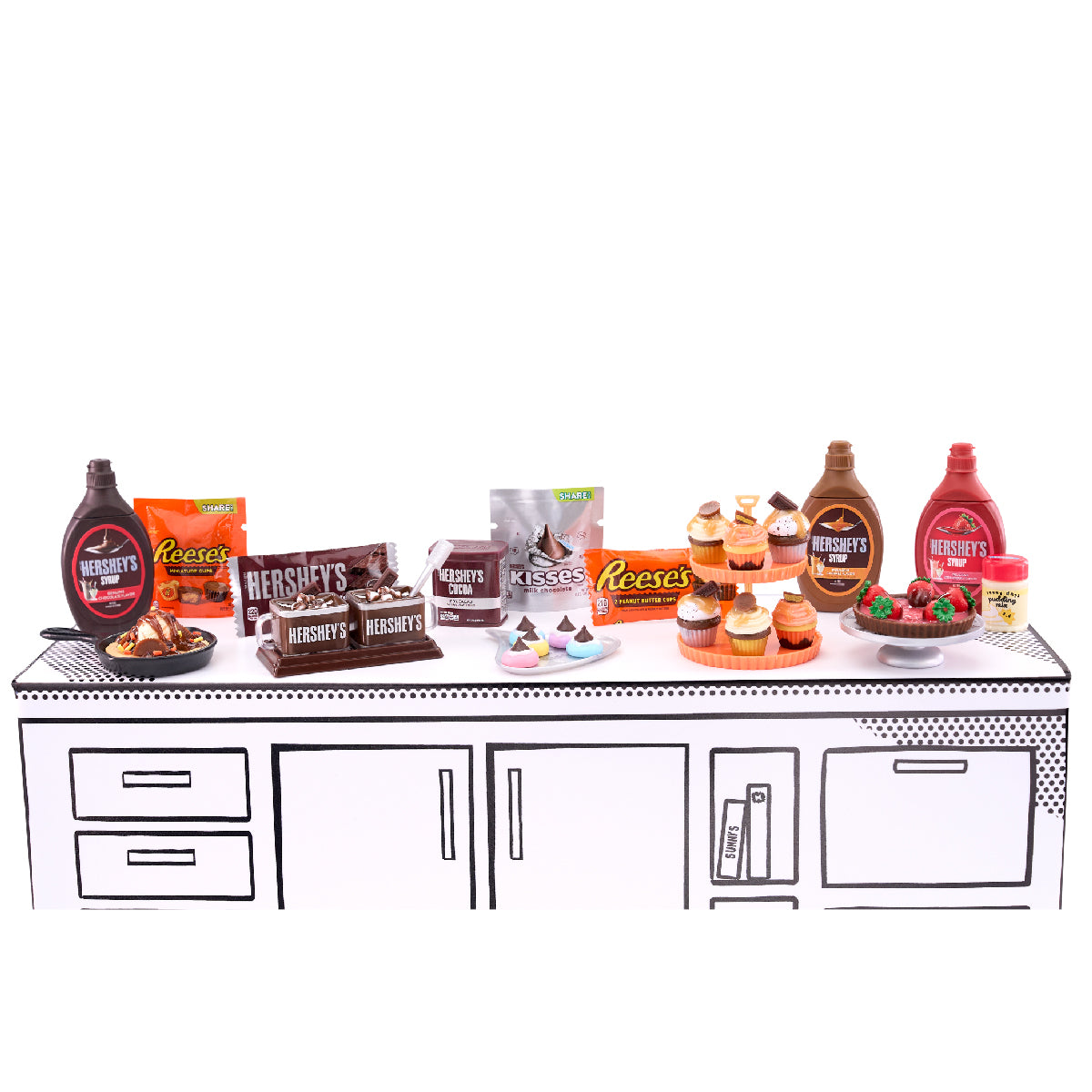 Đồ Chơi Playset Hershey's MINIVERSE 531104-EUC