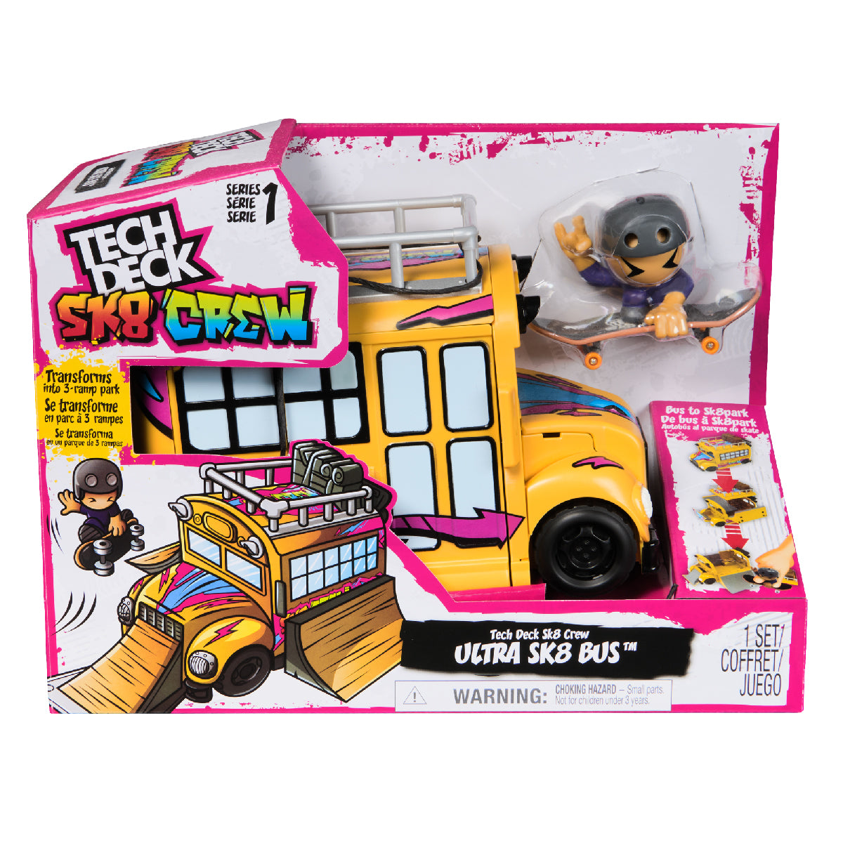 Playset Xe Bus Biểu Diễn SK8 Tech Deck 6071034