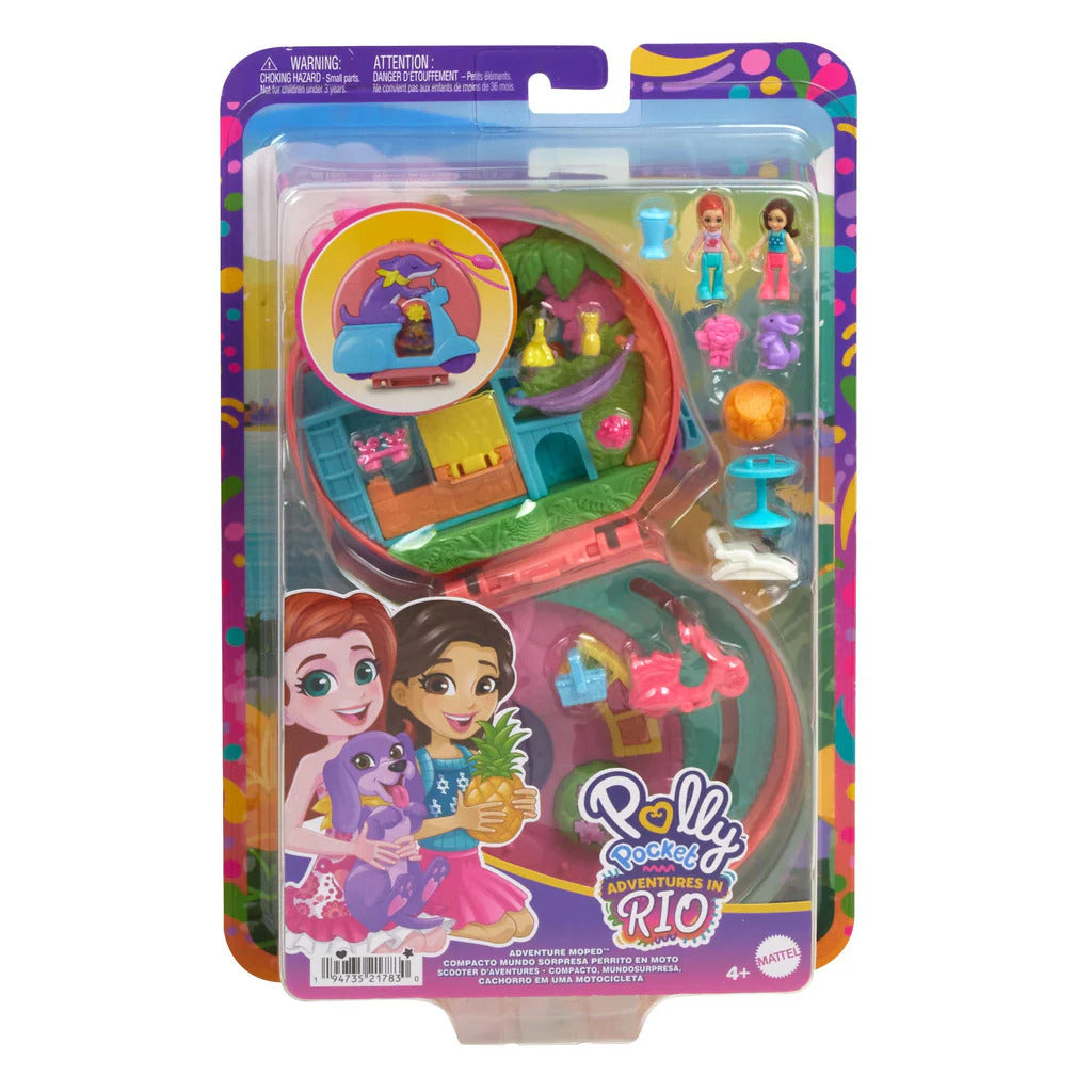 Những Người Bạn Cún Con Phiêu Lưu Cùng Xe Máy Polly Pocket FRY35