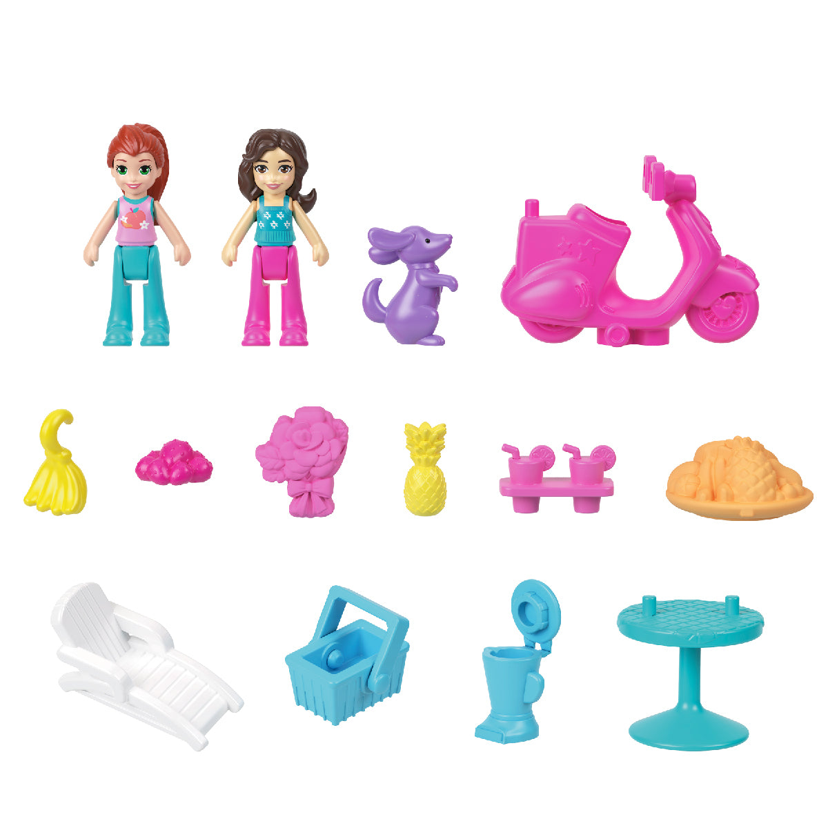 Những Người Bạn Cún Con Phiêu Lưu Cùng Xe Máy Polly Pocket FRY35