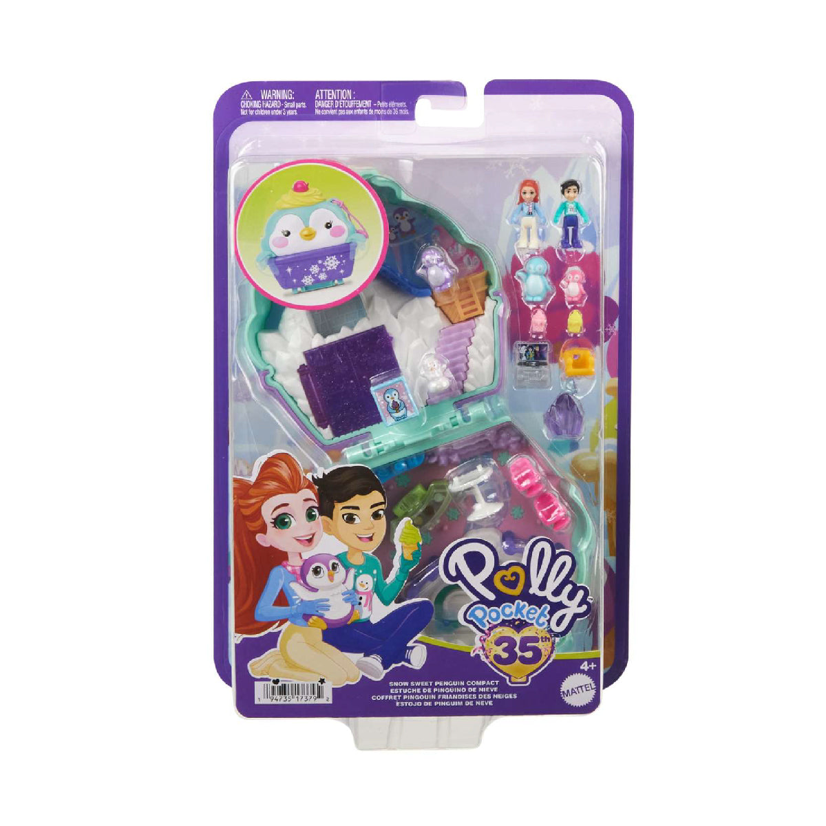 Những Người Bạn Chim Cánh Cụt Tuyết Ngọt Ngào Polly Pocket Fry35