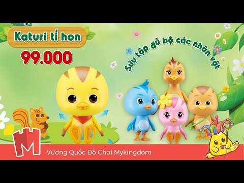 Đồ chơi mô hình mini nhân vật Katuri gà con tinh nghịch