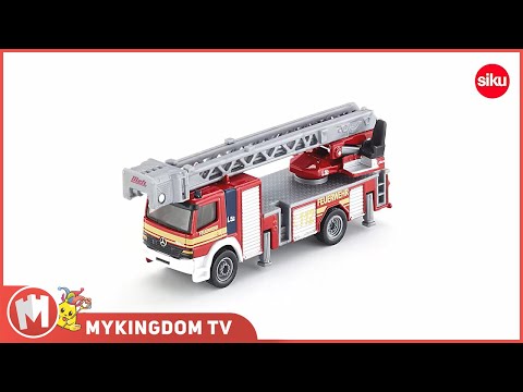 SIKU 1841 Swing Ladder Fire Truck Model