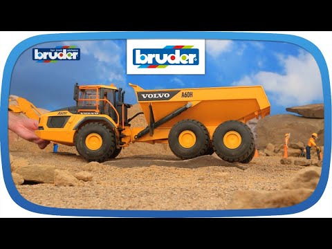 VOLVO A60H Dumper -- 02455 -- BRUDER Spielwaren