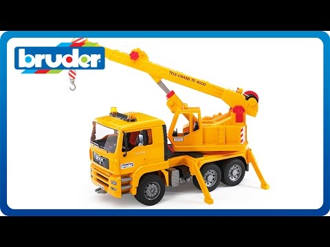 Bruder Toys MAN TGA Crane Truck #02754