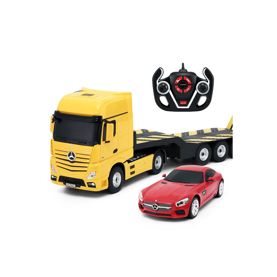 Xe Vận Chuyển Mercedes Benz Với Điều Khiển 2 Trong 1 Màu Vàng Rastar R74920