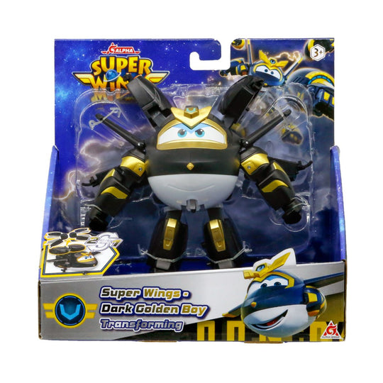 Super Wings Large Transforming Robot – Golden AI Dark Version EU790231H