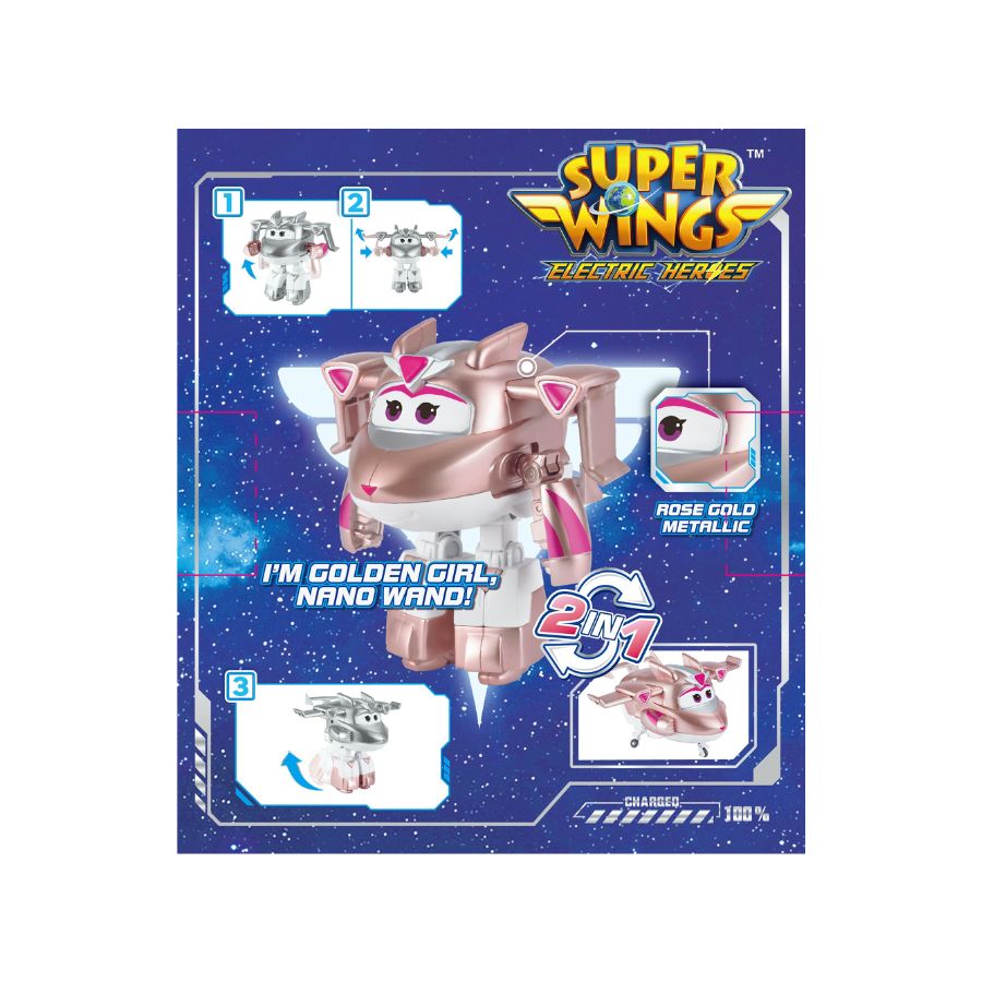 Robot Biến Hình Cỡ Lớn Golden Nhiệm Màu SUPERWINGS YW780233
