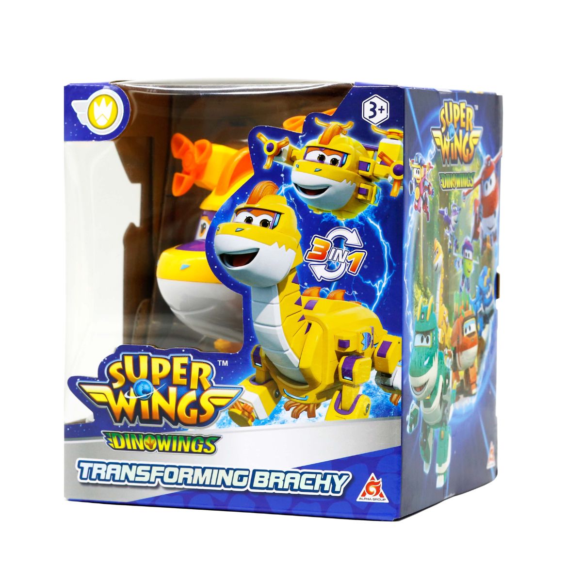 Đồ Chơi Robot Biến Hình Cỡ Lớn Khủng Long Brachy Cứu Hộ SUPERWINGS YW790243