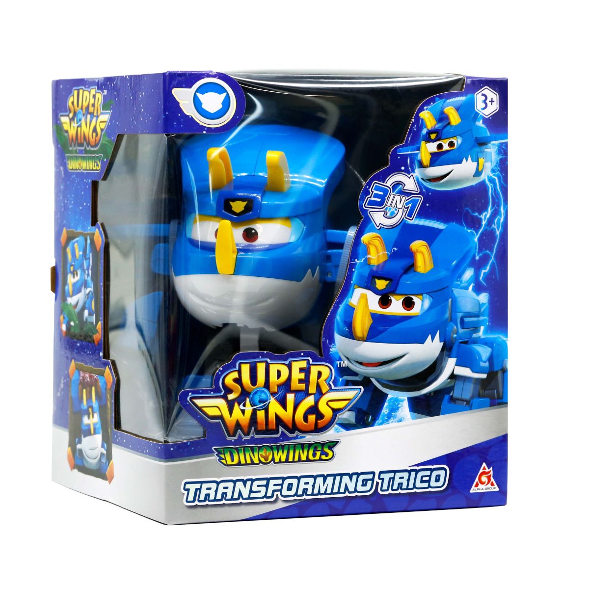 Đồ Chơi Robot Biến Hình Cỡ Lớn Khủng Long Trico Siêu Sức Mạnh SUPERWINGS YW790242