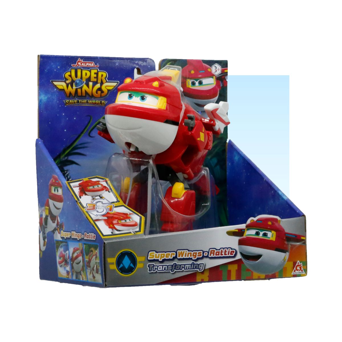 Đồ Chơi Robot Biến Hình Cỡ Lớn Rattie Thần Tốc SUPERWINGS EU790251