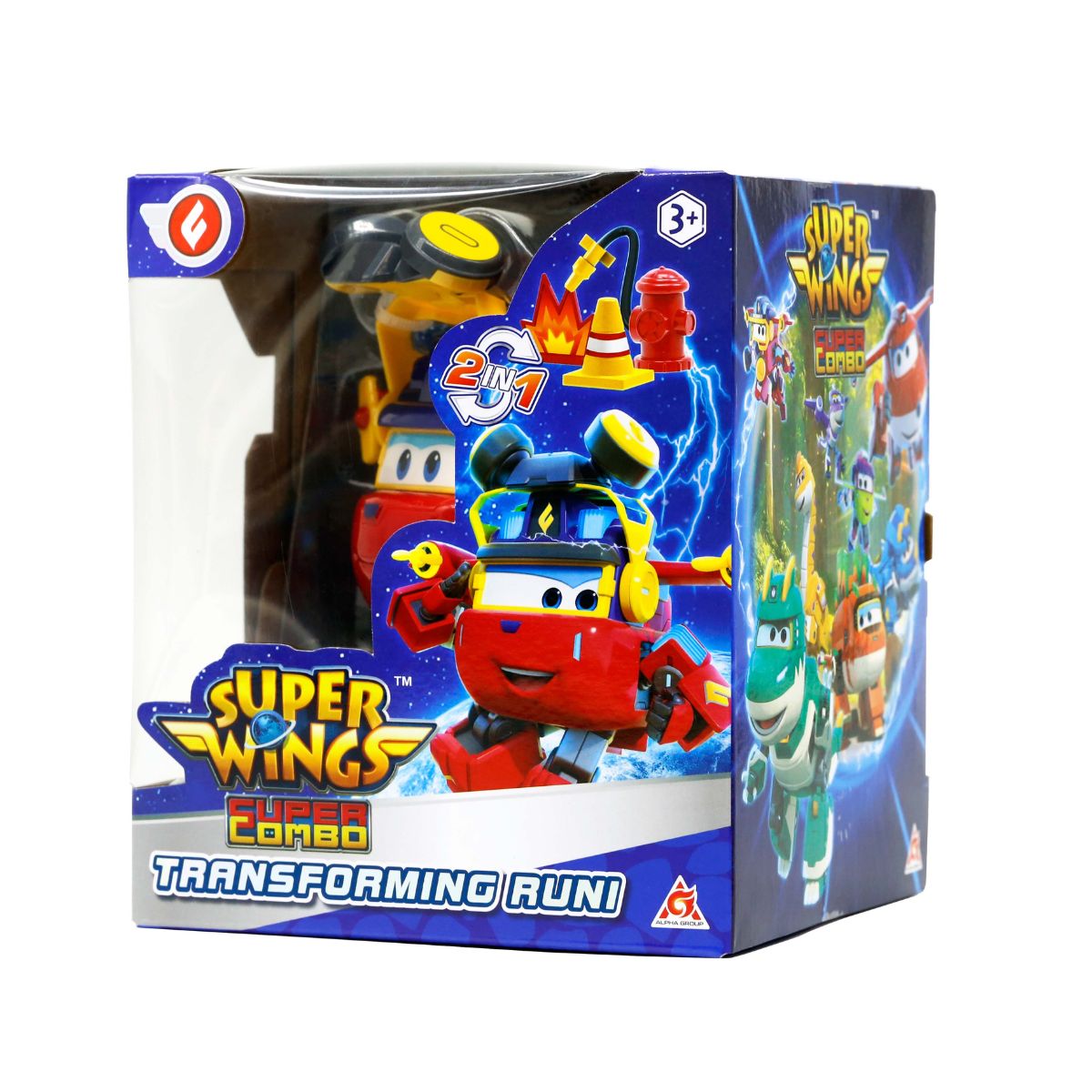 Đồ Chơi Robot Biến Hình Cỡ Lớn Runi Cứu Hỏa SUPERWINGS YW790245