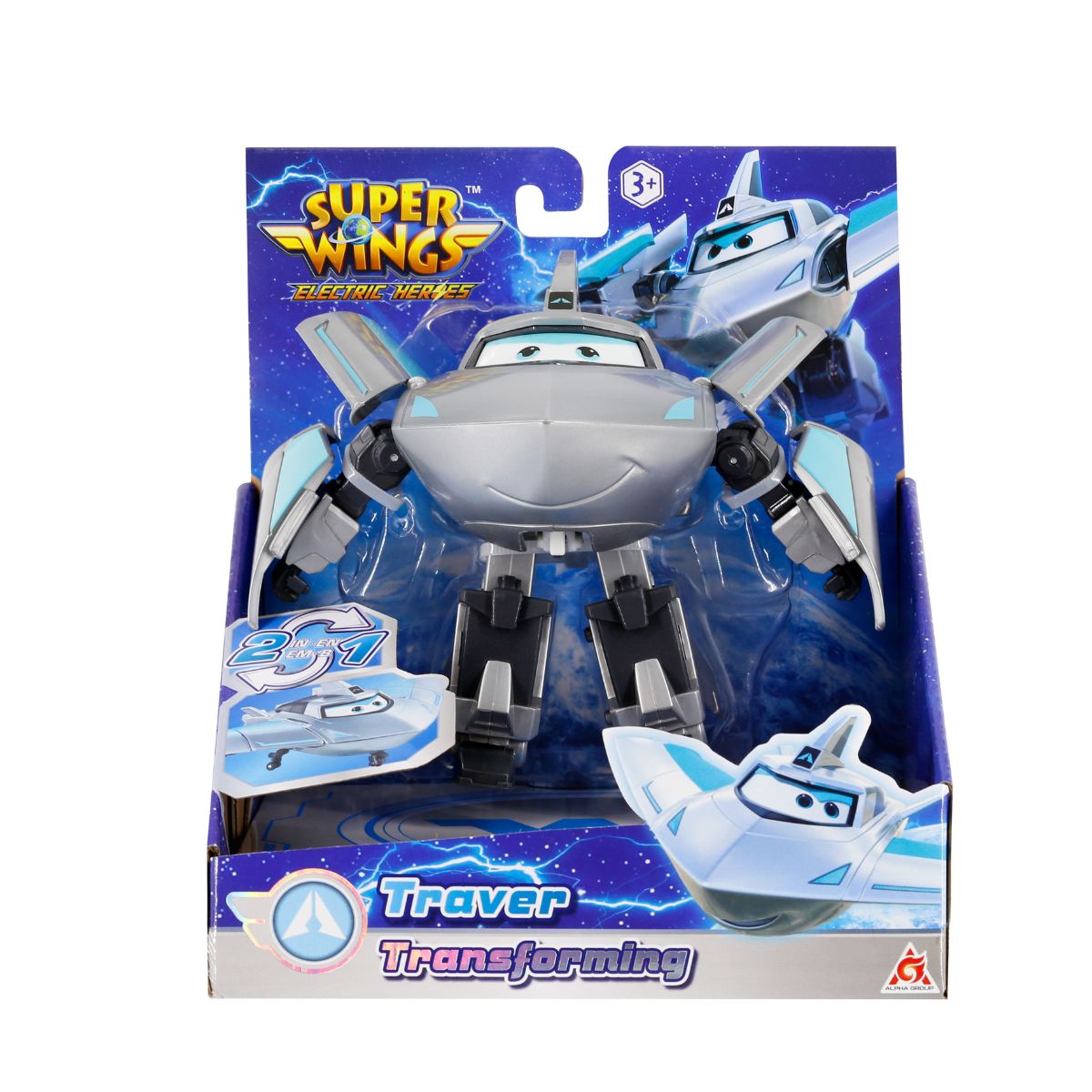 Đồ Chơi Robot Biến Hình Cỡ Lớn Traver Sôi Nổi SUPERWINGS EU780232