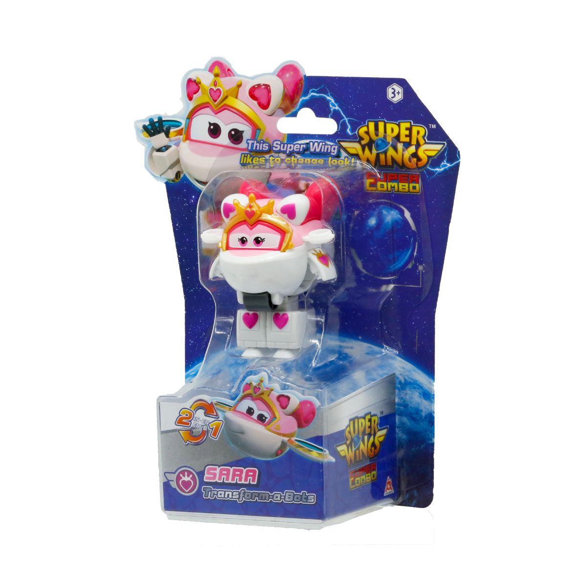 Đồ Chơi Robot Biến Hình Cỡ Nhỏ Sara Hoàng Gia SUPERWINGS EU790046