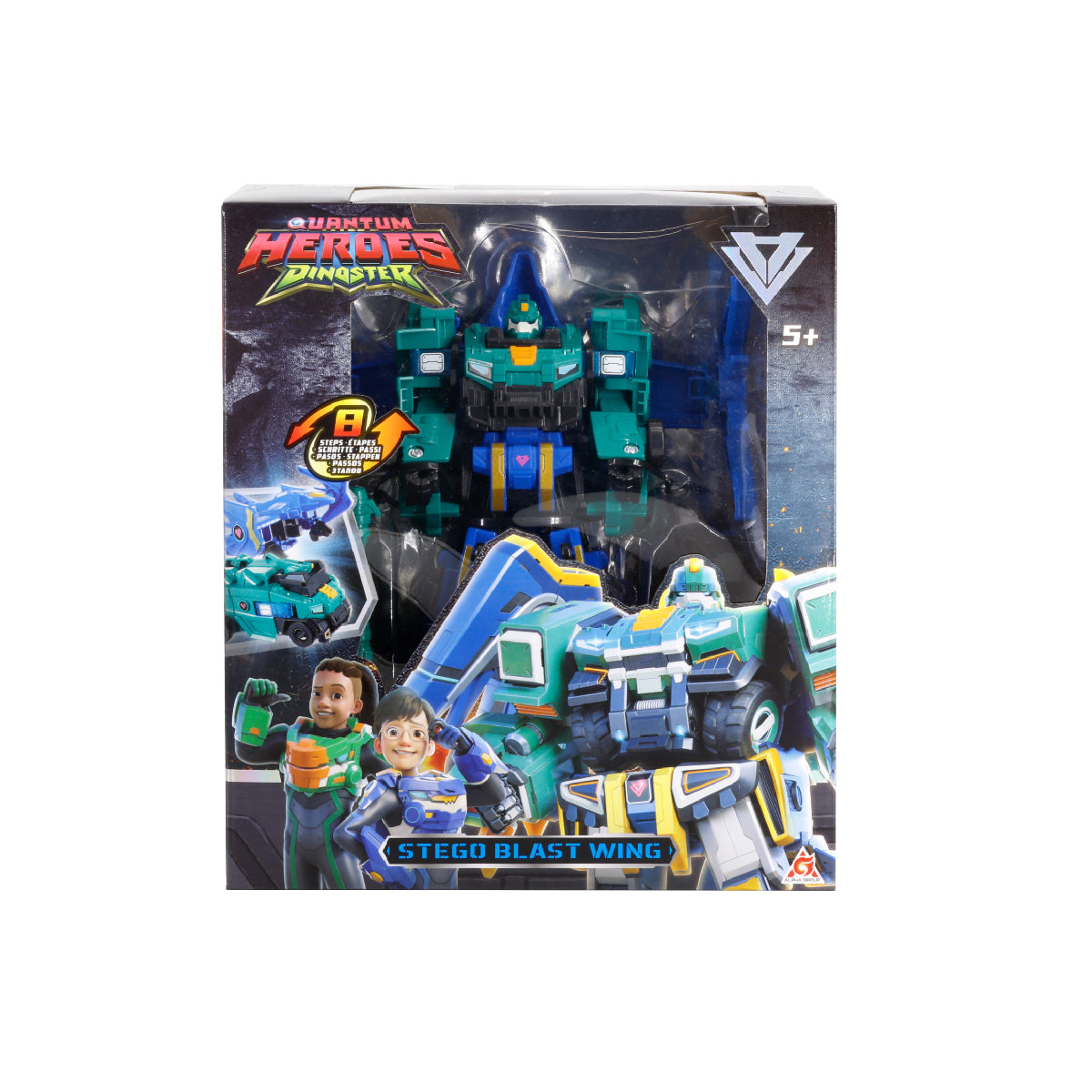 Robot Biến Hình Kết Hợp Stego Blast Wing Bầu Trời DINOSTER EU580812