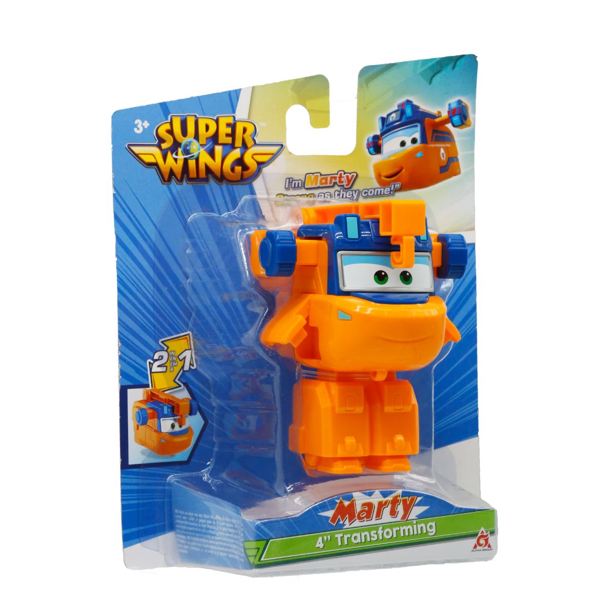 Đồ Chơi Robot Biến Hình Marty Mạnh Mẽ SUPERWINGS EU780625