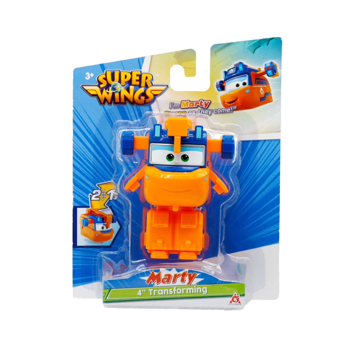 Đồ Chơi Robot Biến Hình Marty Mạnh Mẽ SUPERWINGS EU780625