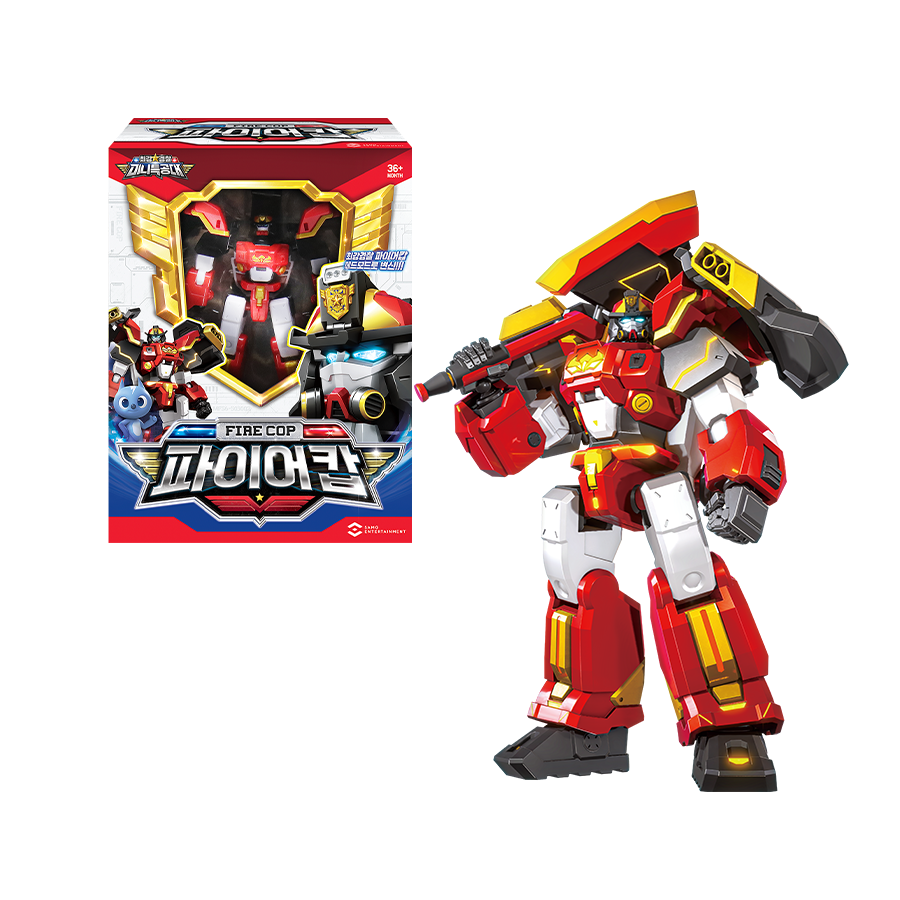 Robot Siêu Cảnh Sát Hỏa Thần Fire Cop Nhiệt Năng Miniforce 505002