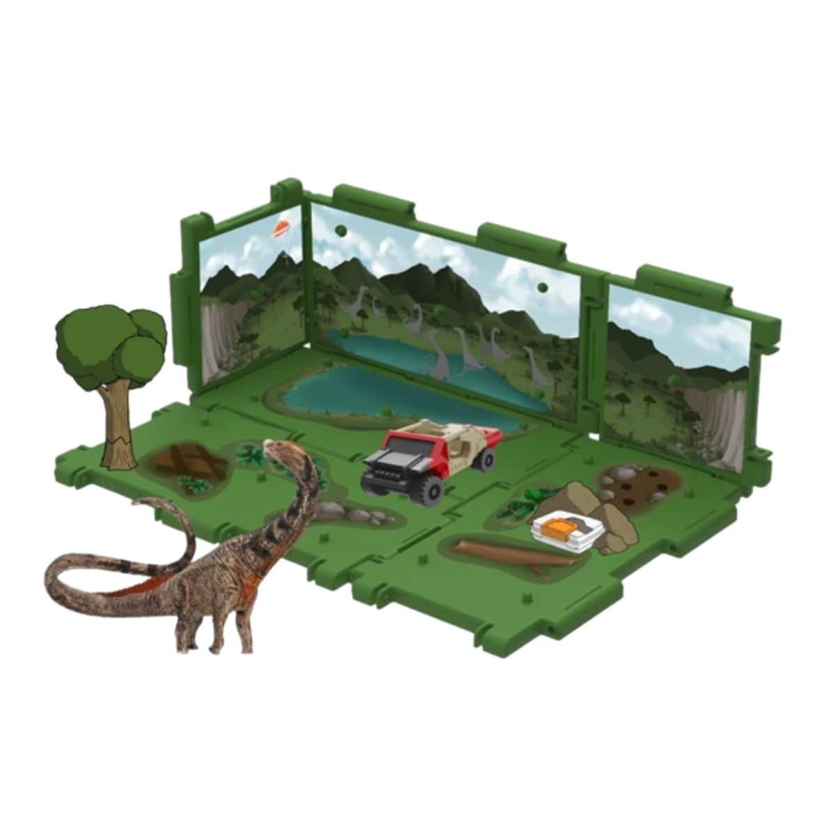 Jurassic World Playset: Titanosaurus Valley TOY MONSTER VALLEY/T02444