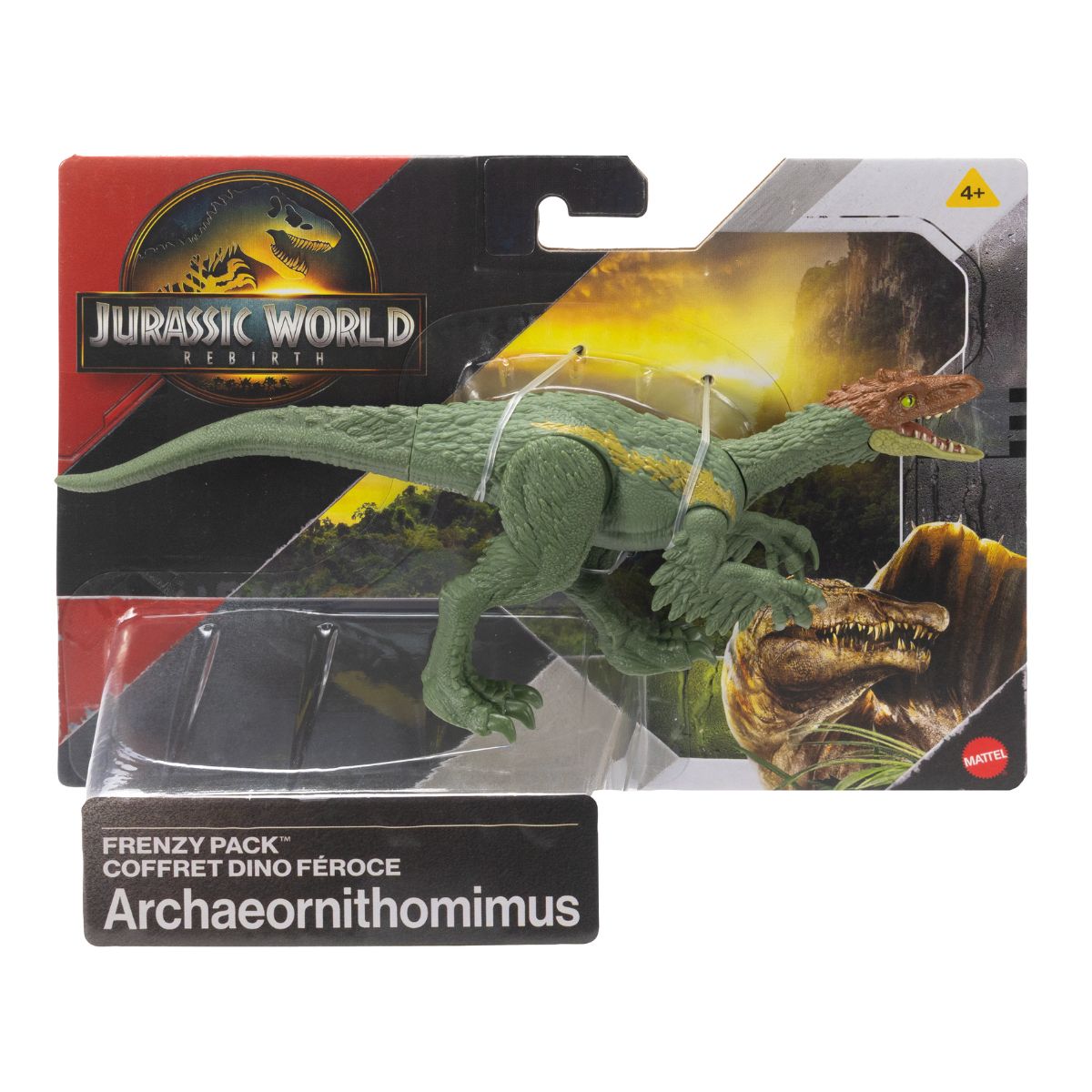 Đồ Chơi Mô Hình Saga Khủng Long Archaeornithomimus Có Khớp Linh Hoạt JURASSIC WORLD MATTEL JGB76/JGB72