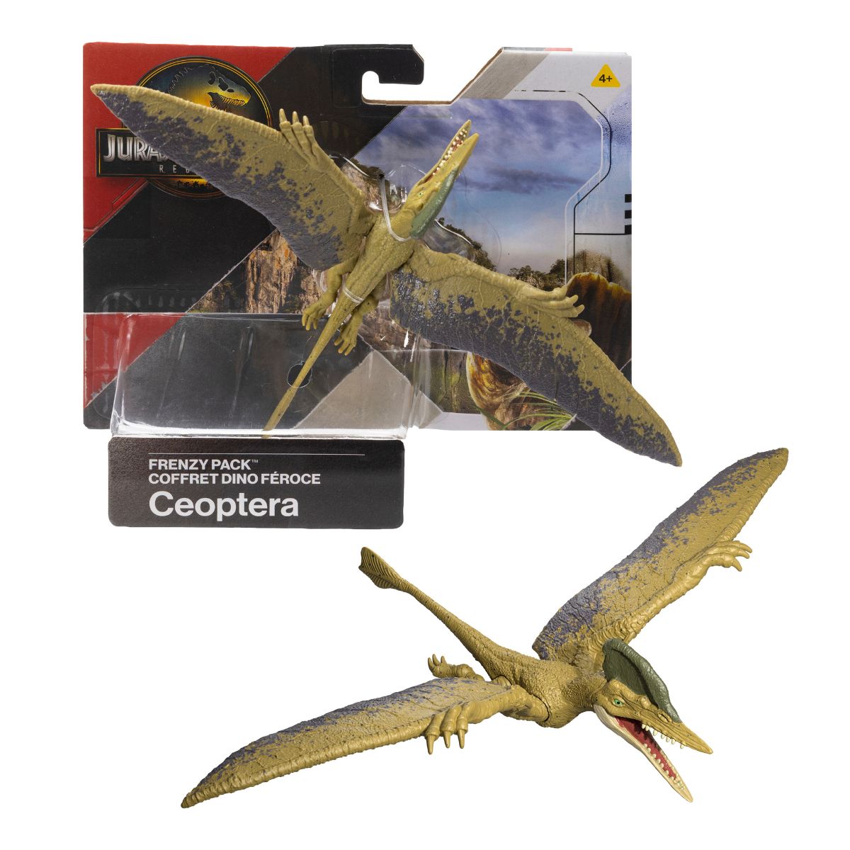 Đồ Chơi Mô Hình Saga Khủng Long Ceoptera Có Khớp Linh Hoạt JURASSIC WORLD MATTEL JGB73/JGB72