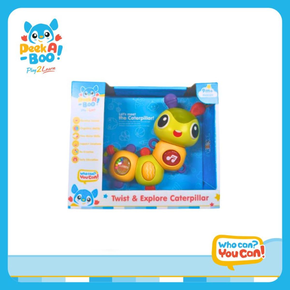 Đồ Chơi Sâu Bướm Khám Phá Vui Nhộn PEEK A BOO PAB059
