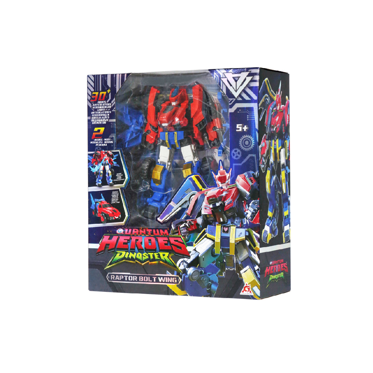 Siêu Robot Biến Hình Raptor Bolt Wing Siêu Tốc DINOSTER EU580815