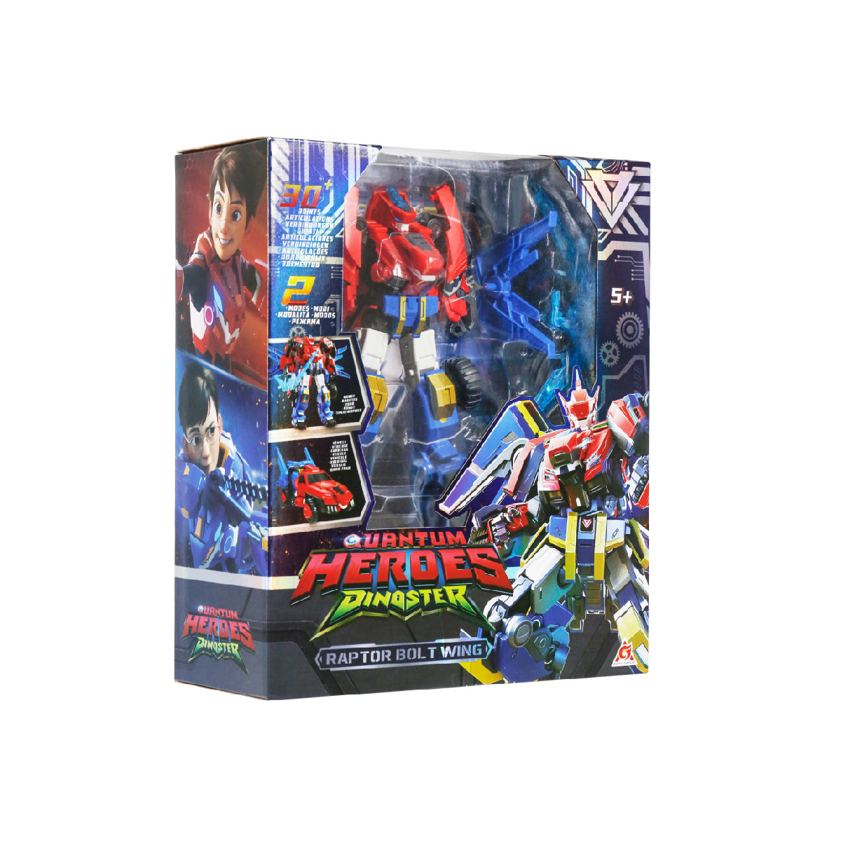 Siêu Robot Biến Hình Raptor Bolt Wing Siêu Tốc DINOSTER EU580815