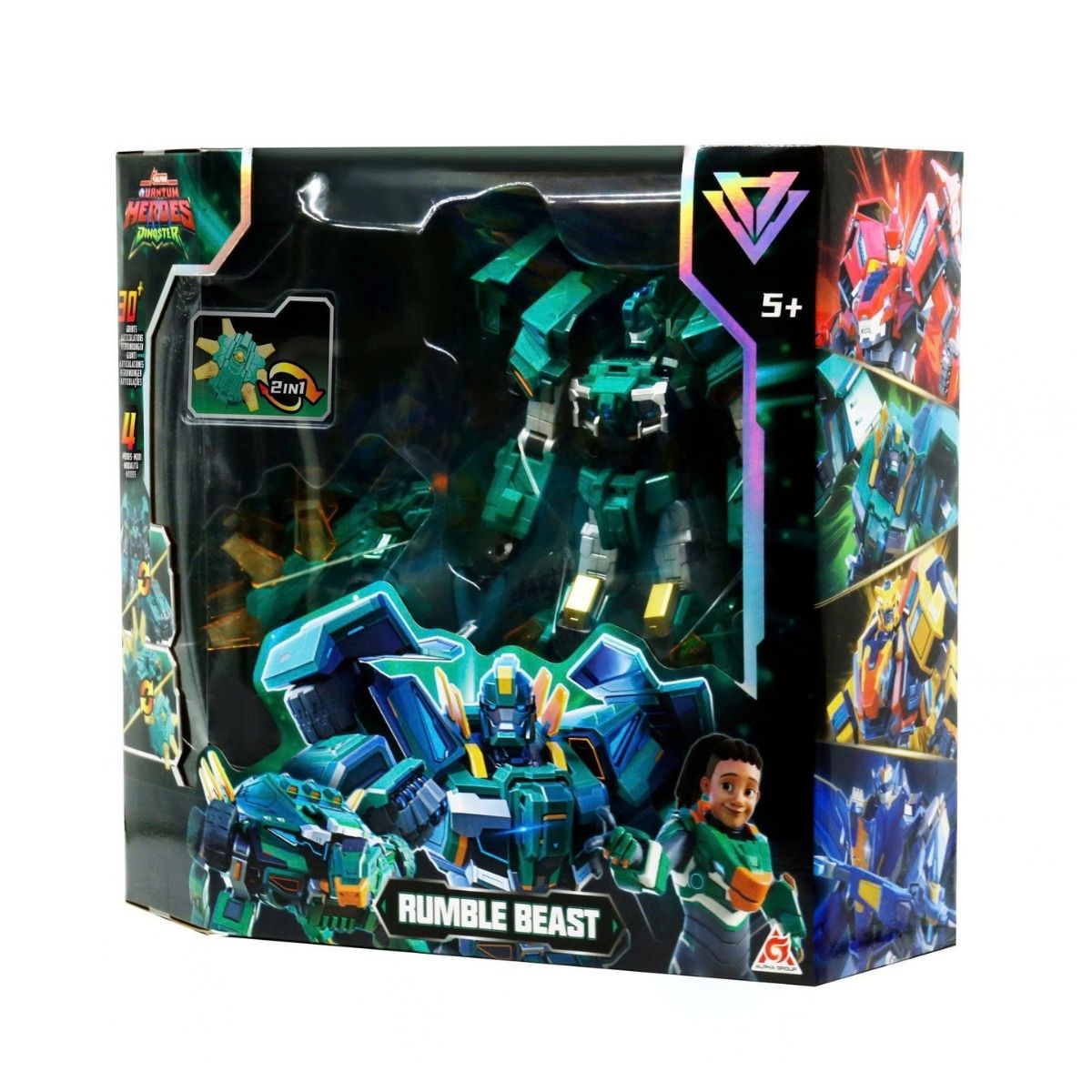 Đồ Chơi Siêu Robot Biến Hình Rumble Beast Địa Chấn DINOSTER EU583823