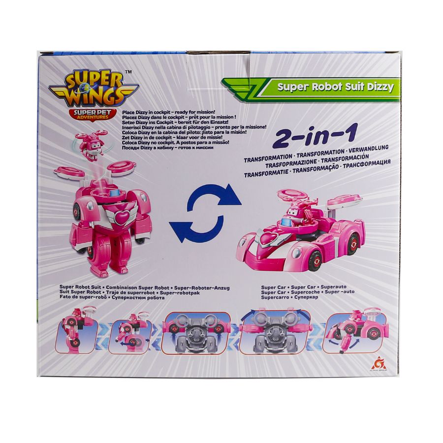 Siêu Robot Biến Hình Xe Đua - Dizzy Khéo Léo SUPERWINGS EU770354