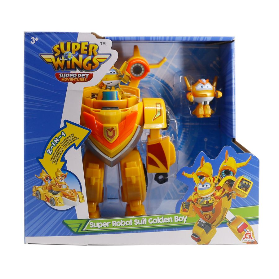 Siêu Robot Biến Hình Xe Đua - Golden Tốc Độ Superwings Eu770352