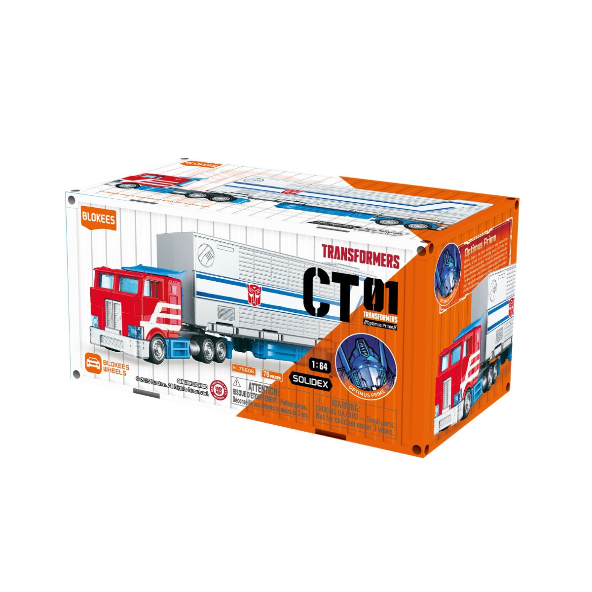 Đồ Chơi Siêu Xe Blokees Wheels Transformers Optimus Prime Siêu Trọng BLOKEES 75606