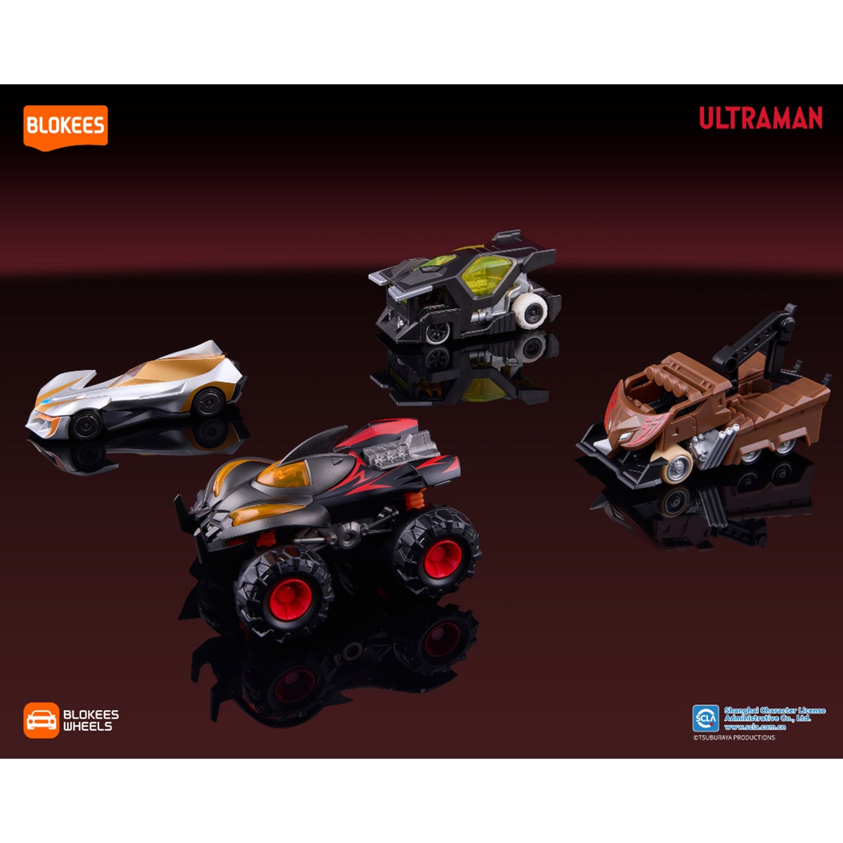 Đồ Chơi Siêu Xe Blokees Wheels Ultraman Bộ Sưu Tập 01 Galaxy Power BLOKEES 75605