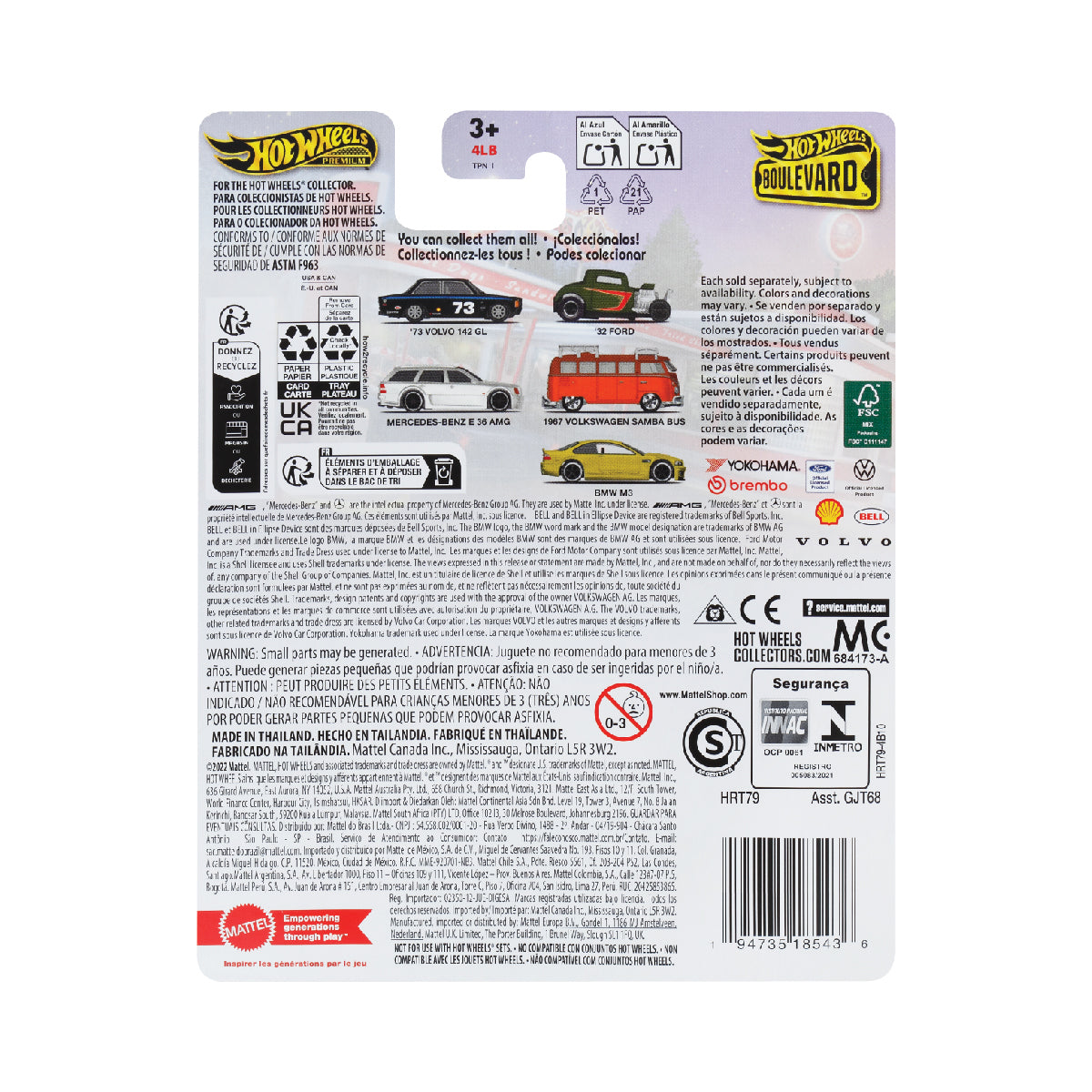 Siêu Xe Boulevard - 73 Volvo 140 Gl HOT WHEELS GJT68