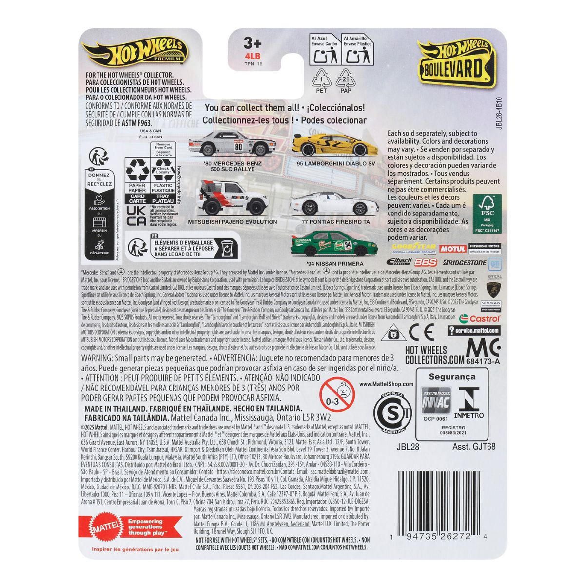 Đồ Chơi Siêu Xe Boulevard - 77 Pontiac Firebird T/A HOT WHEELS GJT68