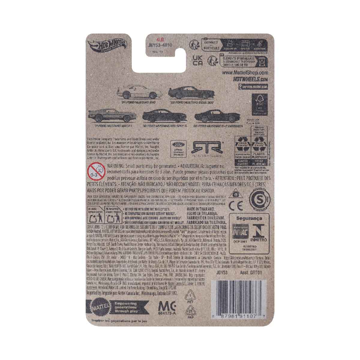 Đồ Chơi Siêu Xe Celebrations 18 Ford Mustang Rtr Spec5 HOT WHEELS GRT01