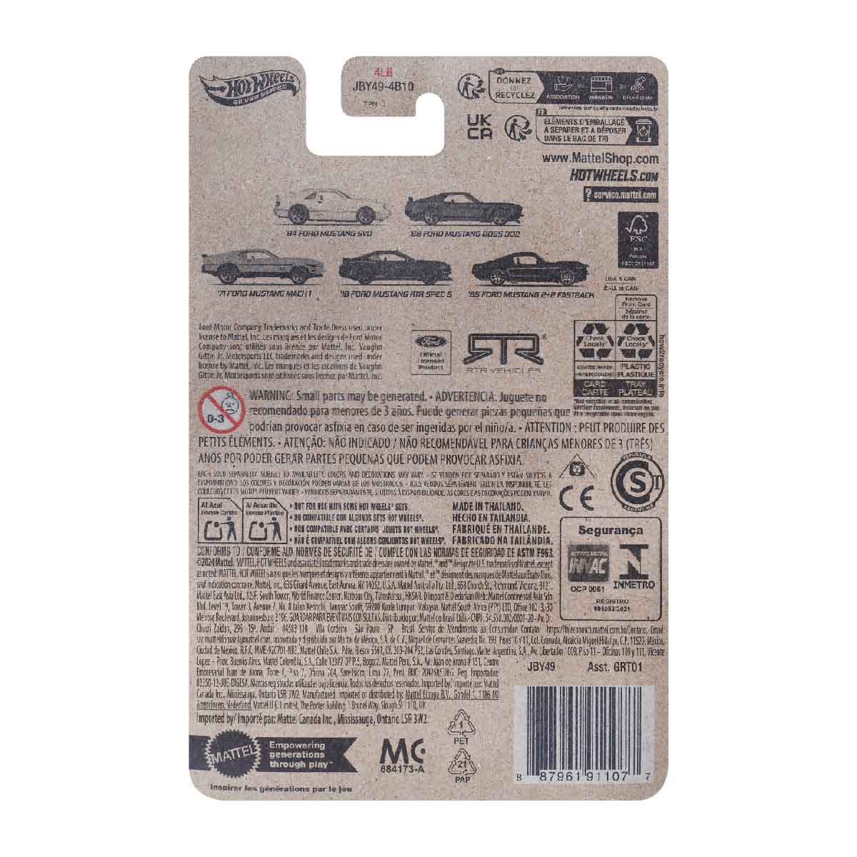 Siêu Xe Celebrations 65 MUSTANG 2+2 FASTBACK HOT WHEELS GRT01