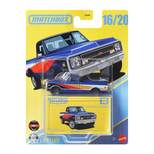 Đồ Chơi Siêu Xe Chevrolet C10 1968 MATCHBOX JJW06/GBJ48