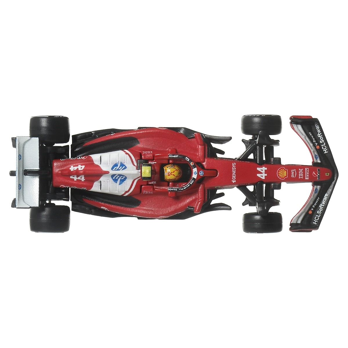 Đồ Chơi Siêu Xe Đua F1 Race Team Ferrari - Tay Đua Số 44 HOT WHEELS JKD86/HRV11