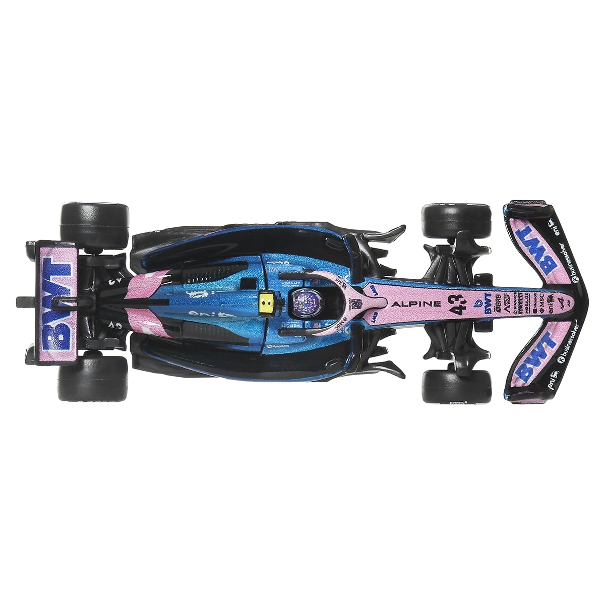 Đồ Chơi Siêu Xe Đua F1 Team Alpine - Tay Đua 43 HOT WHEELS JKD94/HRV11