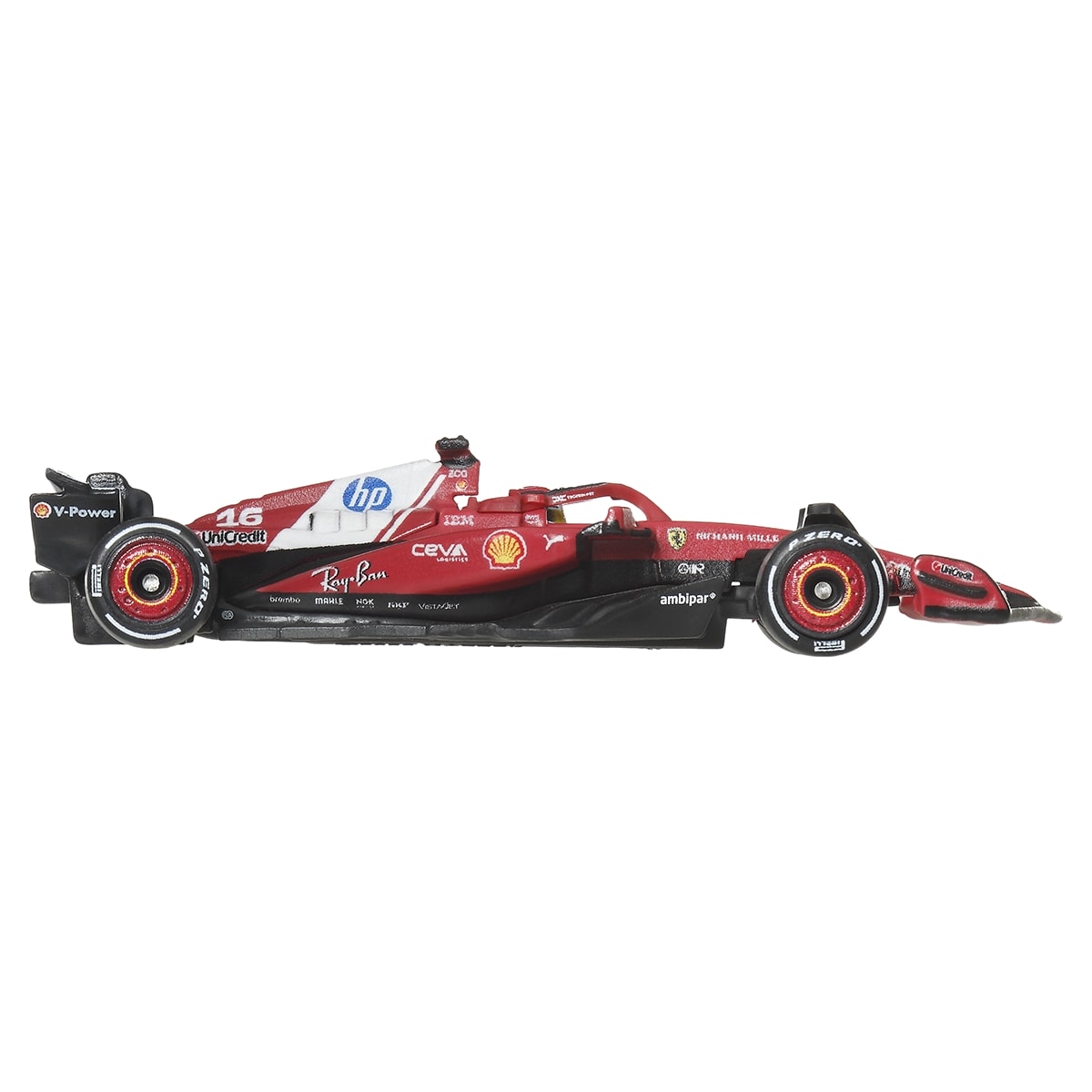 Đồ Chơi Siêu Xe Đua F1 Team Ferrari - Tay đua 16 HOT WHEELS JKD93/HRV11