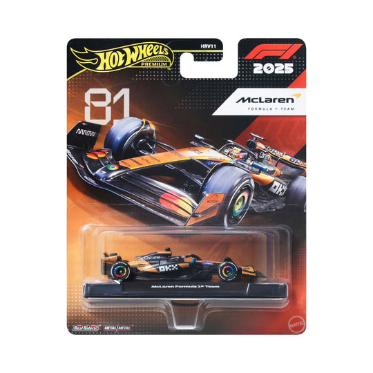 Hot Wheels F1 Team McLaren Race Car – Driver 81 - JKD81/HRV11