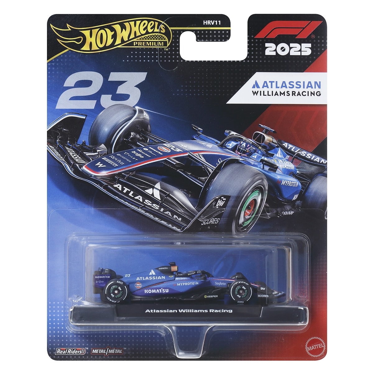 Đồ Chơi Siêu Xe Đua F1 Team Williams - Tay đua 23 HOT WHEELS JKD96/HRV11
