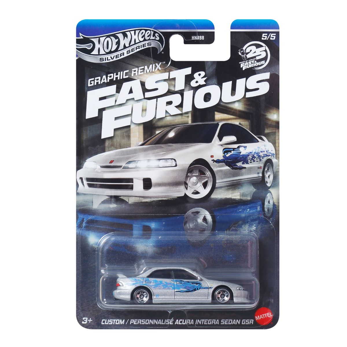 Đồ Chơi Mô Hình Siêu Xe Fast And Furious Custom Acura Integra HOT WHEELS JBY45/HNR88