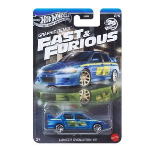 Đồ Chơi Mô Hình Siêu Xe Fast and Furious Lancer Evolution VII HOT WHEELS JBY47/HNR88