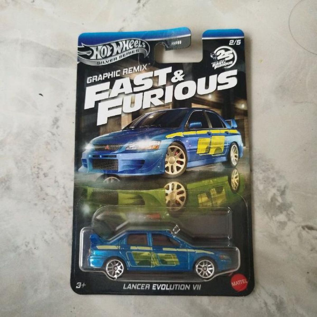 Đồ Chơi Mô Hình Siêu Xe Fast and Furious Lancer Evolution VII HOT WHEELS JBY47/HNR88