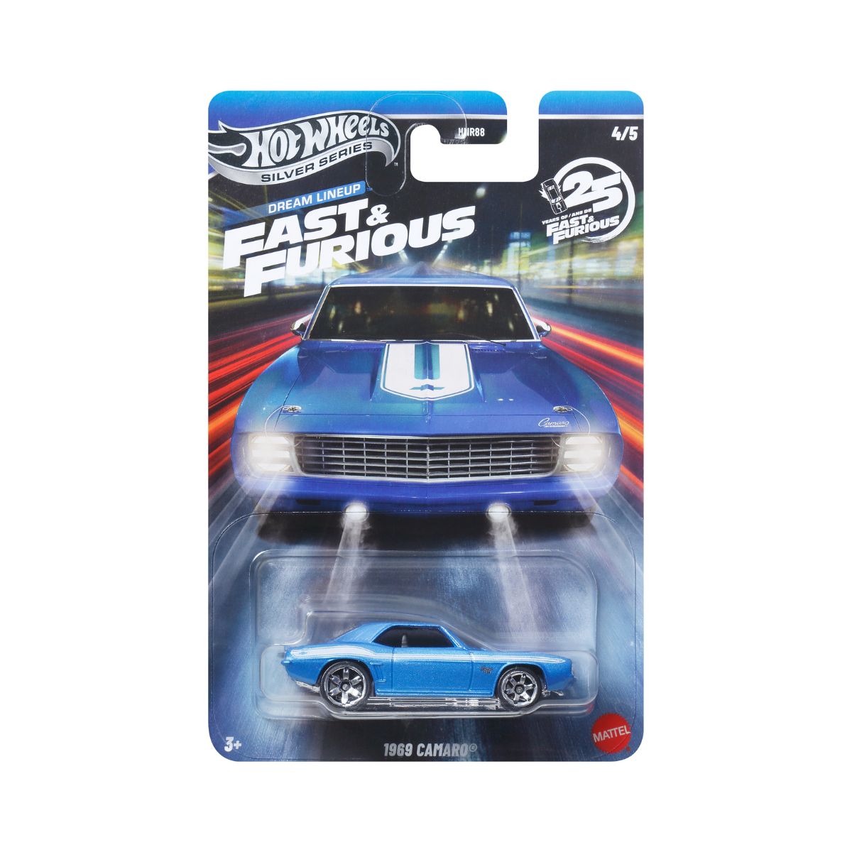 Hot Wheels Fast & Furious 69 Camaro Die-Cast Car JKX13/HNR88