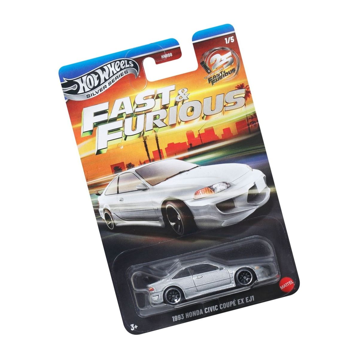 Đồ Chơi Siêu Xe Fast&Furious - 93 Honda Civic Coupe HOT WHEELS JKX20/HNR88